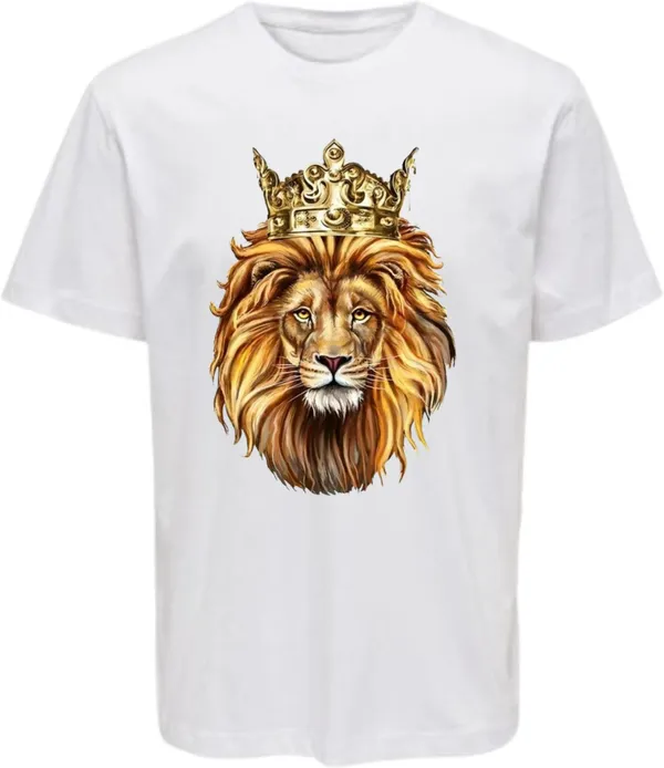 White_Polycotton_Round_Neck_Graphic_Print_T-Shirt_For_Women