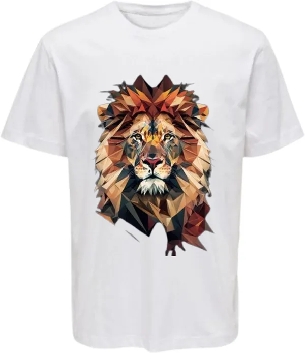 White_Polycotton_Round_Neck_Graphic_Print_T-Shirt_For_Women