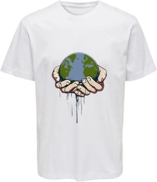 White_Polycotton_Round_Neck_Graphic_Print_T-Shirt_For_Women