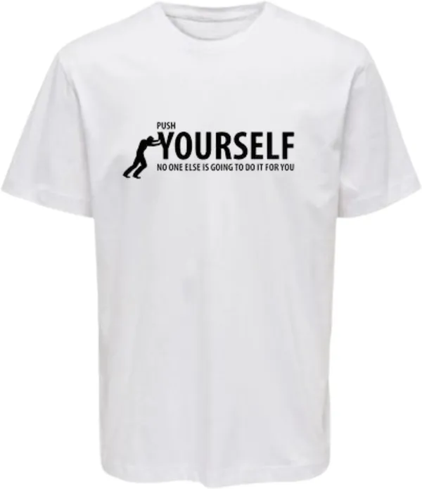 White_Polycotton_Crew_Neck_Printed_T-Shirt_For_Women