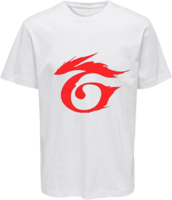 White_Polycotton_Crew_Neck_Printed_T-Shirt_For_Women