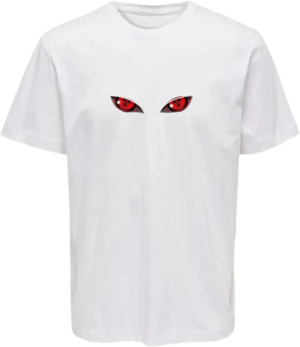 White_Polycotton_Round_Neck_Printed_T-Shirt_For_Women