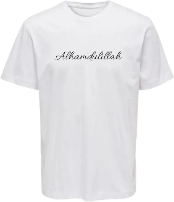 White_Polycotton_Round_Neck_Printed_T-Shirt_For_Women