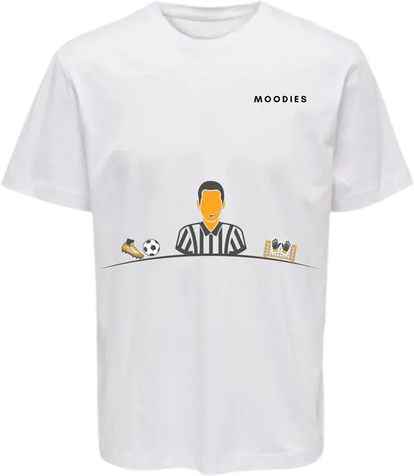 White_Polycotton_Round_Neck_Printed_T-Shirt_For_Women