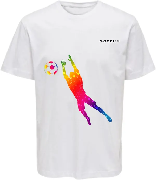 White_Polycotton_Round_Neck_Printed_T-Shirt_For_Women