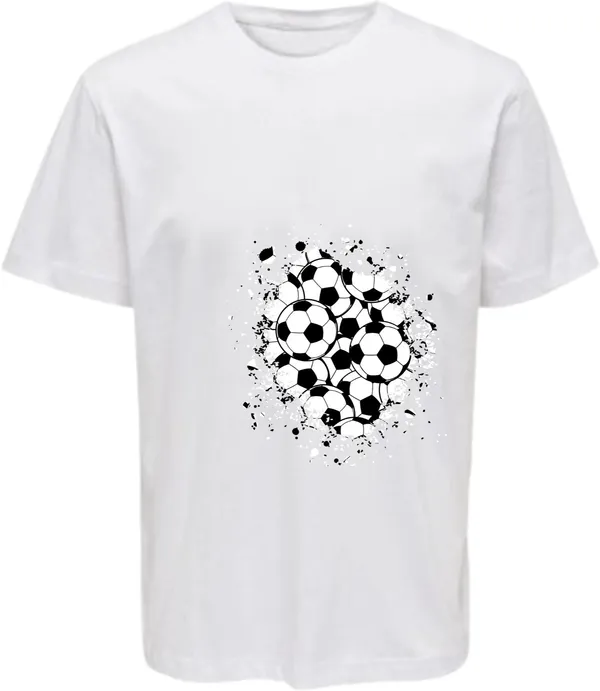 White_Polycotton_Round_Neck_Printed_T-Shirt_For_Women