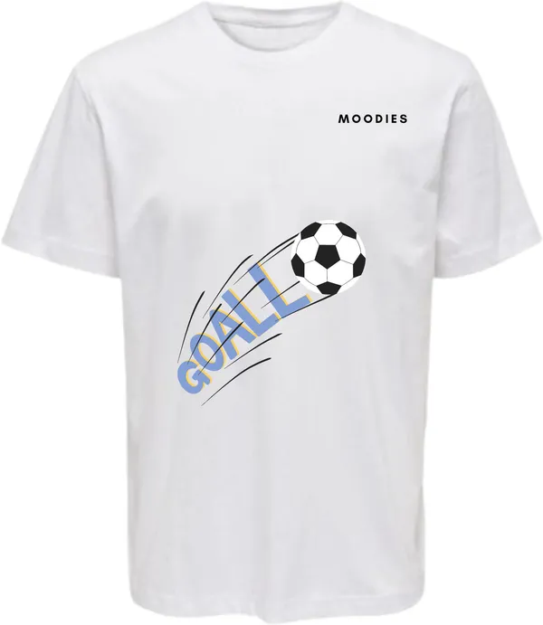White_Polycotton_Round_Neck_Printed_T-Shirt_For_Women