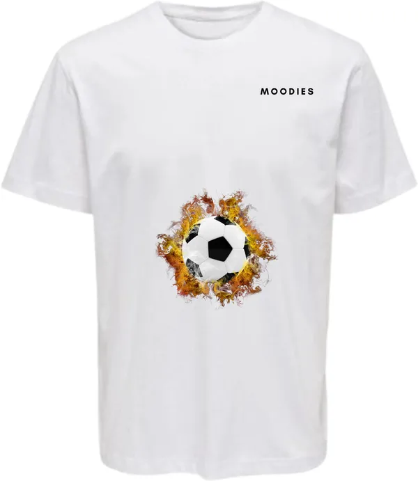 White_Polycotton_Round_Neck_Printed_T-Shirt_For_Women