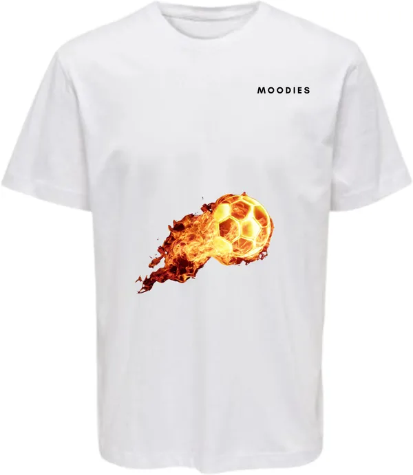White_Polycotton_Round_Neck_Printed_T-Shirt_For_Women