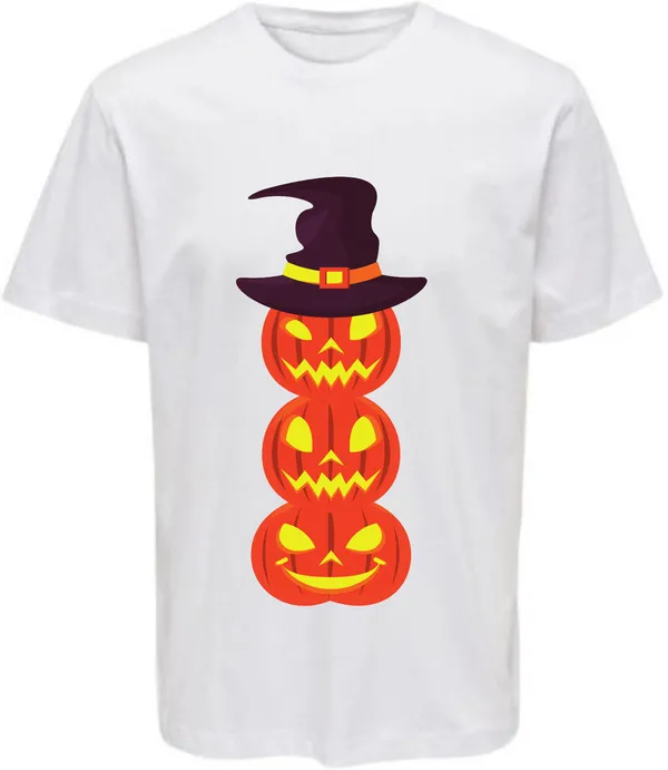 White_Polycotton_Round_Neck_Graphic_Print_T-Shirt_For_Women