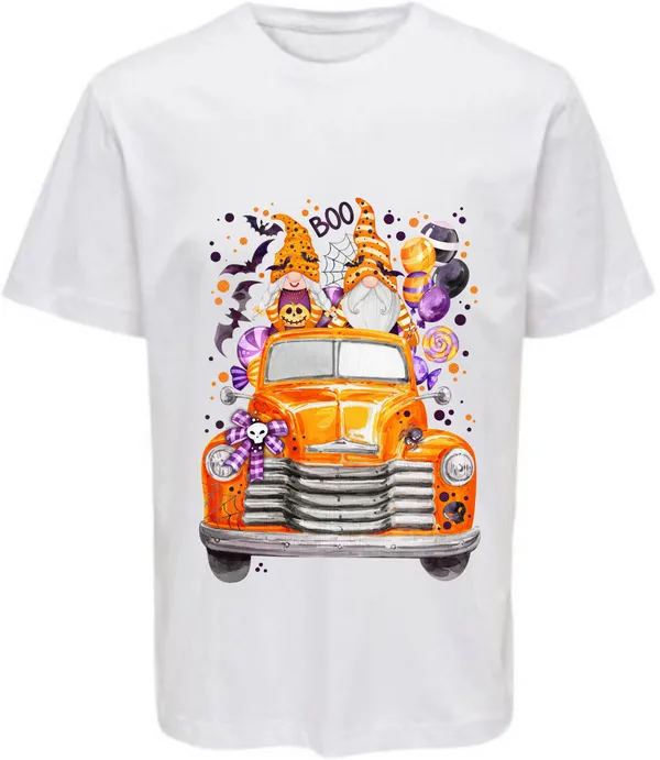 White_Polycotton_Round_Neck_Graphic_Print_T-Shirt_For_Women
