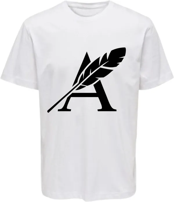 White_Polycotton_Round_Neck_Graphic_Print_T-Shirt_For_Women