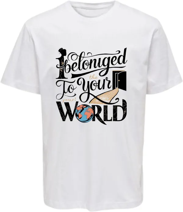 White_Polycotton_Round_Neck_Printed_T-Shirt_For_Women