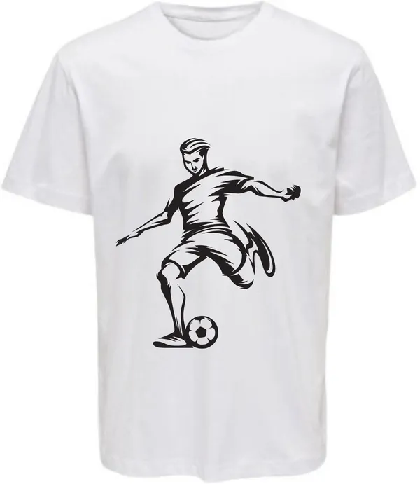 White_Polycotton_Round_Neck_Printed_T-Shirt_For_Women