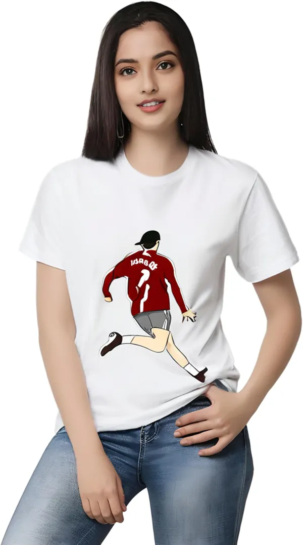 White_Polycotton_Round_Neck_Graphic_Print_T-Shirt_For_Women