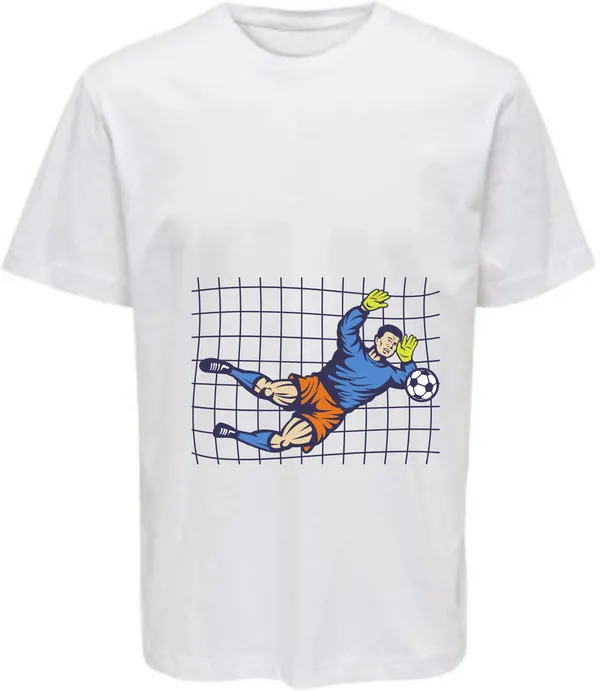 White_Polycotton_Round_Neck_Graphic_Print_T-Shirt_For_Women