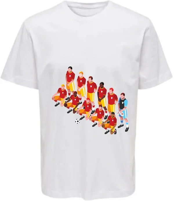 White_Polycotton_Round_Neck_Graphic_Print_T-Shirt_For_Women