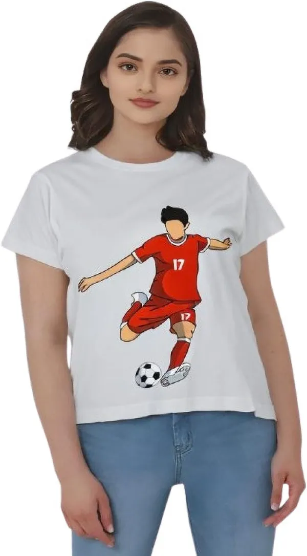 White_Polycotton_Round_Neck_Graphic_Print_T-Shirt_For_Women