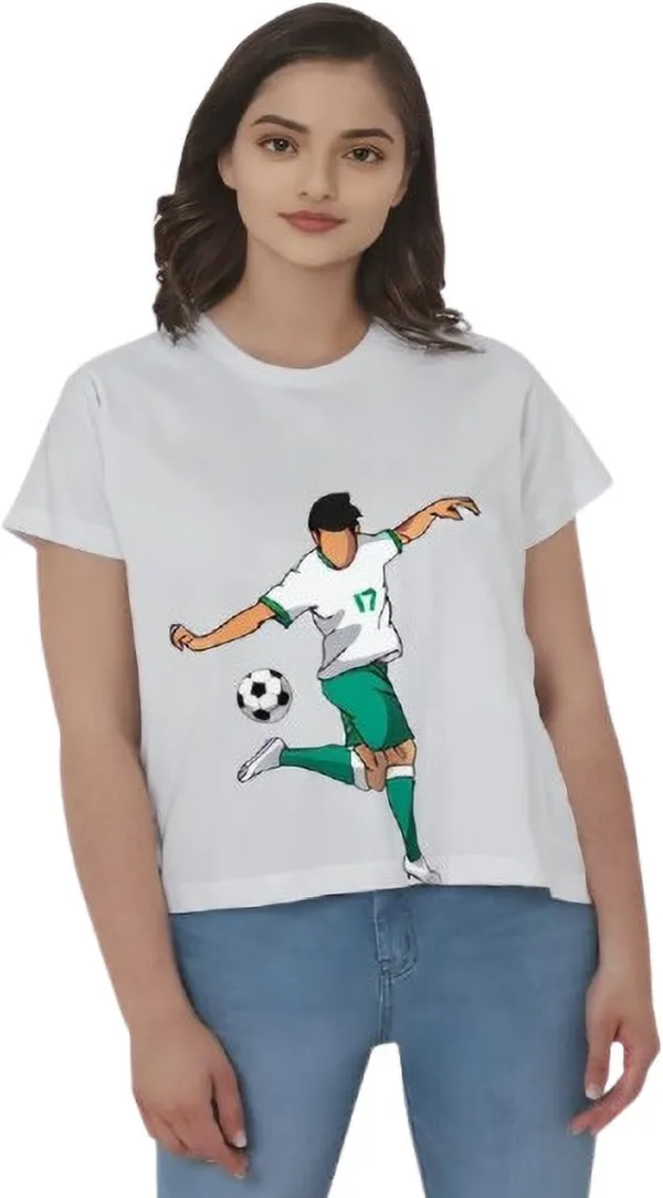 White_Polycotton_Round_Neck_Graphic_Print_T-Shirt_For_Women