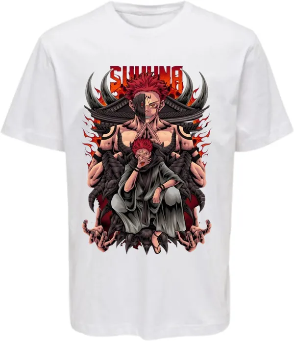 White_Polycotton_Round_Neck_Graphic_Print_T-Shirt_For_Women