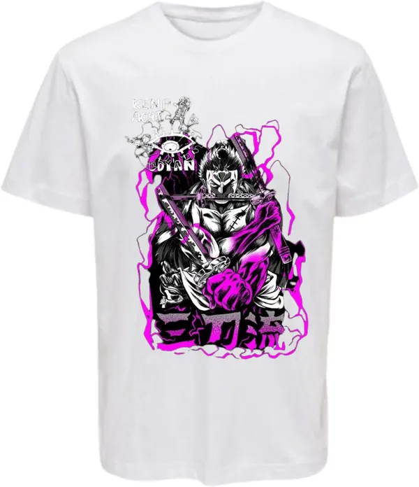 White_Polycotton_Round_Neck_Graphic_Print_T-Shirt_For_Women