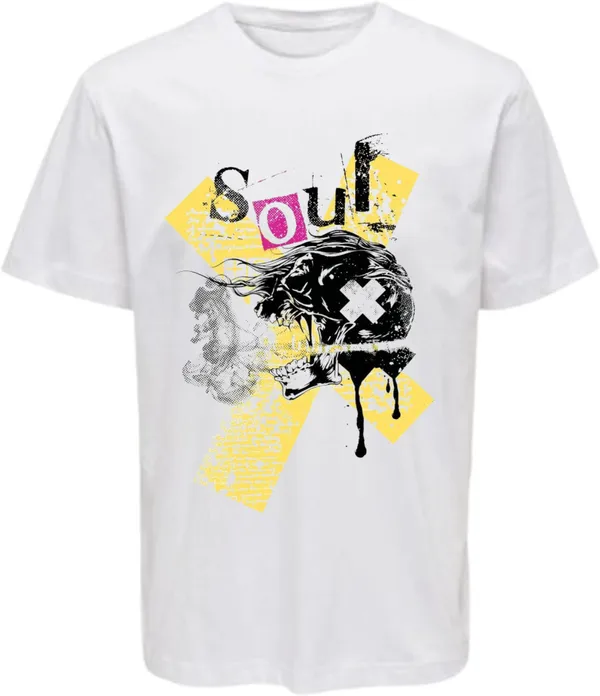 White_Polycotton_Round_Neck_Graphic_Print_T-Shirt_For_Women