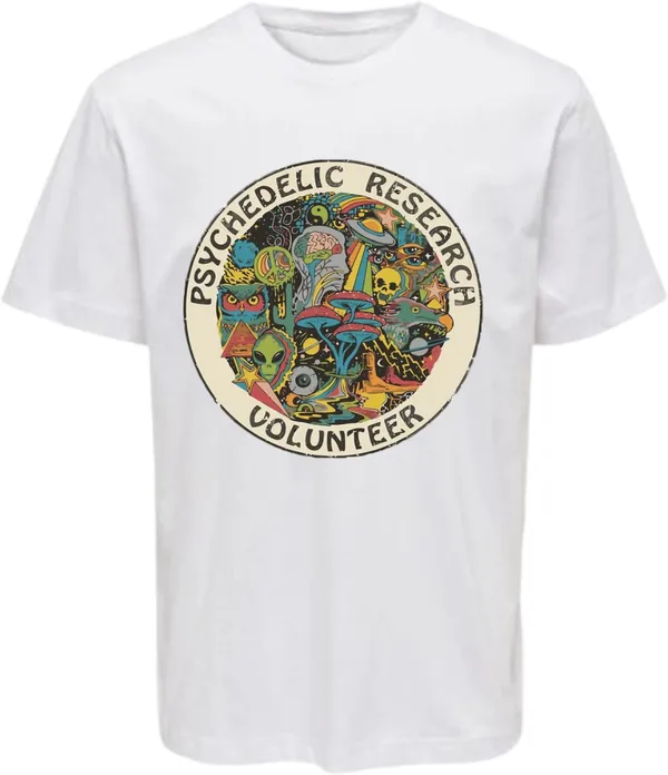 White_Polycotton_Round_Neck_Graphic_Print_T-Shirt_For_Women
