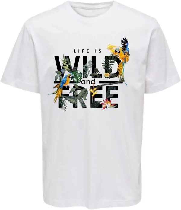 White_Polycotton_Round_Neck_Graphic_Print_T-Shirt_For_Women