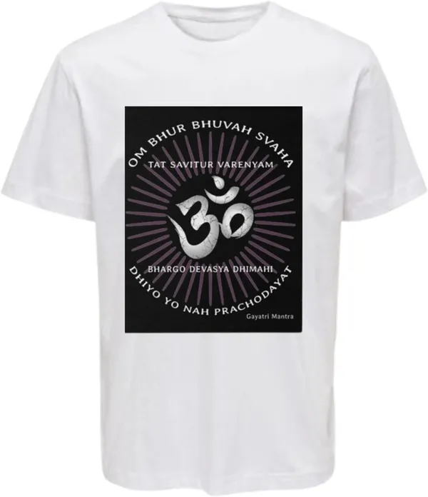 White_Polycotton_Round_Neck_Graphic_Print_T-Shirt_For_Women