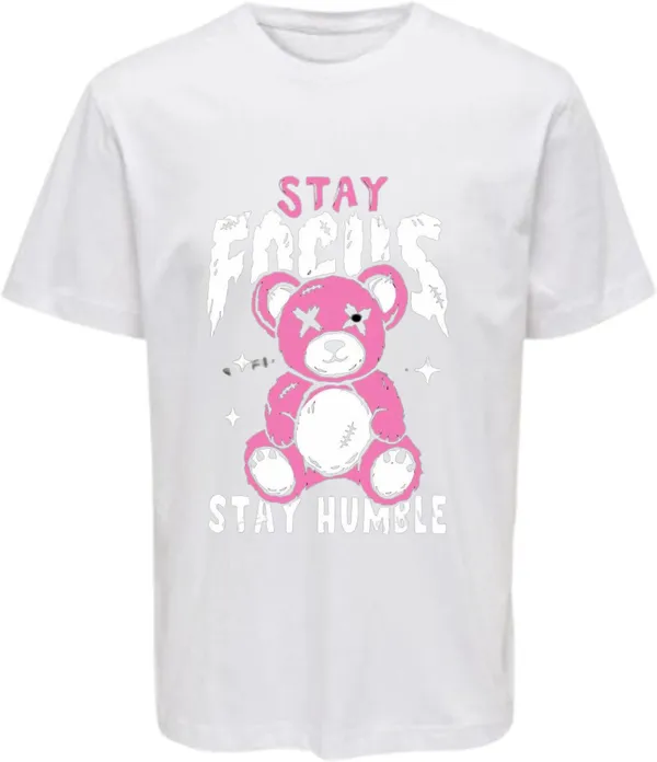 White_Polycotton_Round_Neck_Graphic_Print_T-Shirt_For_Women