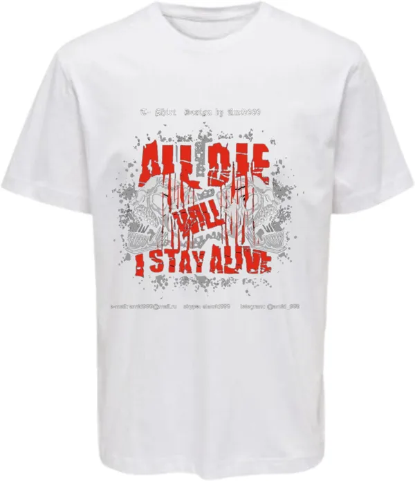 White_Polycotton_Round_Neck_Graphic_Print_T-Shirt_For_Women