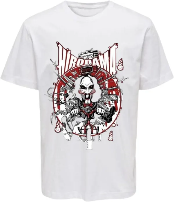 White_Polycotton_Round_Neck_Graphic_Print_T-Shirt_For_Women
