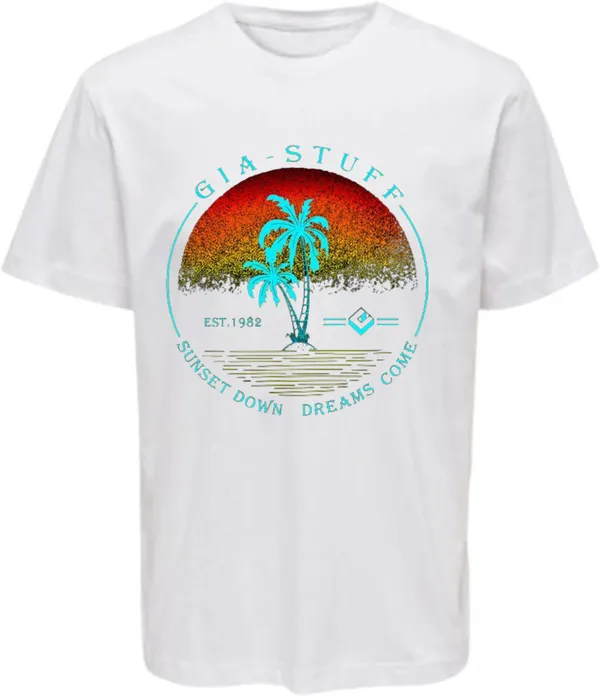White_Polycotton_Round_Neck_Graphic_Print_T-Shirt_For_Women