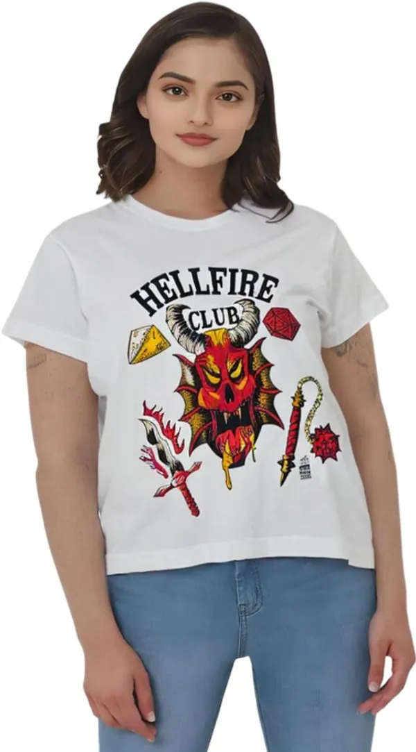White_Polycotton_Round_Neck_Graphic_Print_T-Shirt_For_Women