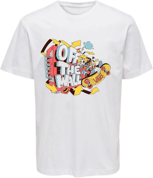 White_Polycotton_Round_Neck_Graphic_Print_T-Shirt_For_Women
