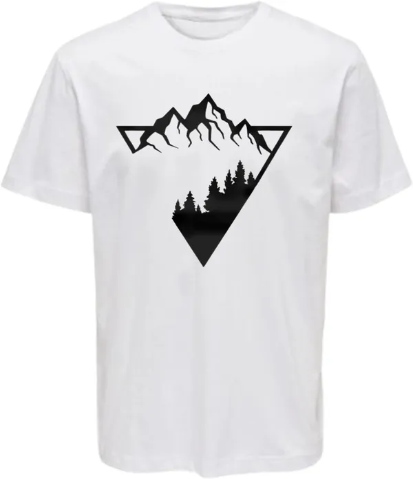 White_Polycotton_Round_Neck_Graphic_Print_T-Shirt_For_Women