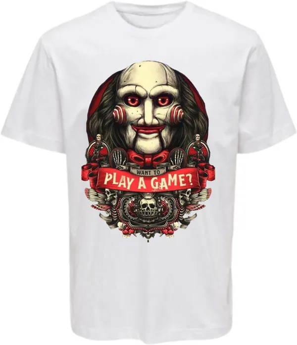 White_Polycotton_Round_Neck_Graphic_Print_T-Shirt_For_Women