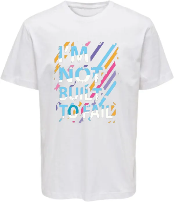 White_Polycotton_Round_Neck_Printed_T-Shirt_For_Women