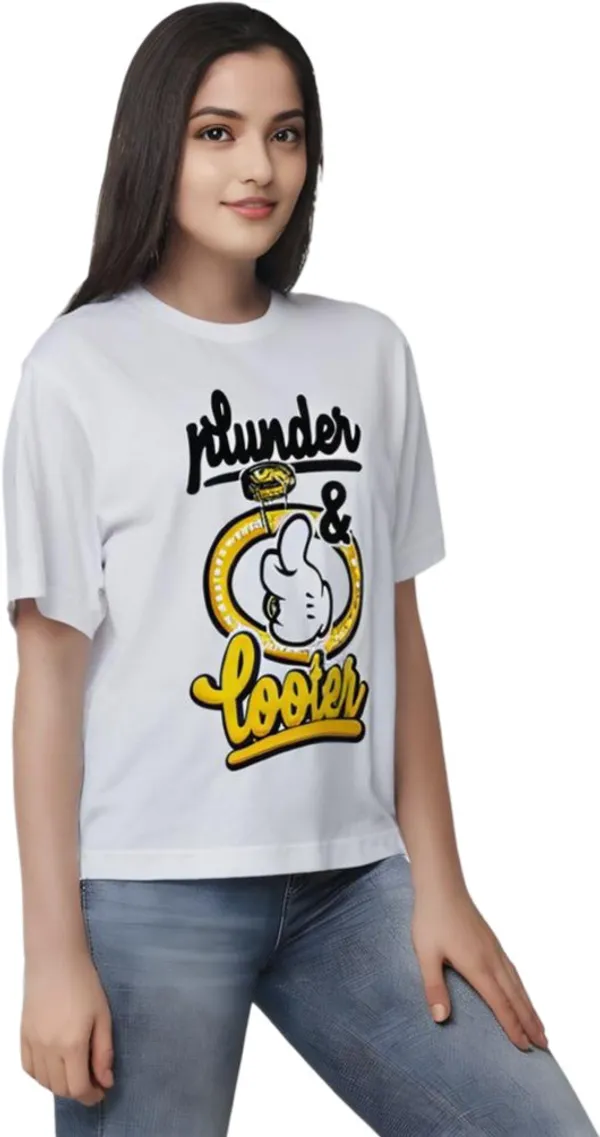White_Polycotton_Round_Neck_Graphic_Print_T-Shirt_For_Women