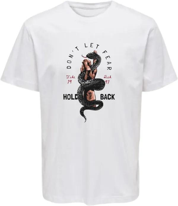 White_Polycotton_Round_Neck_Graphic_Print_T-Shirt_For_Women