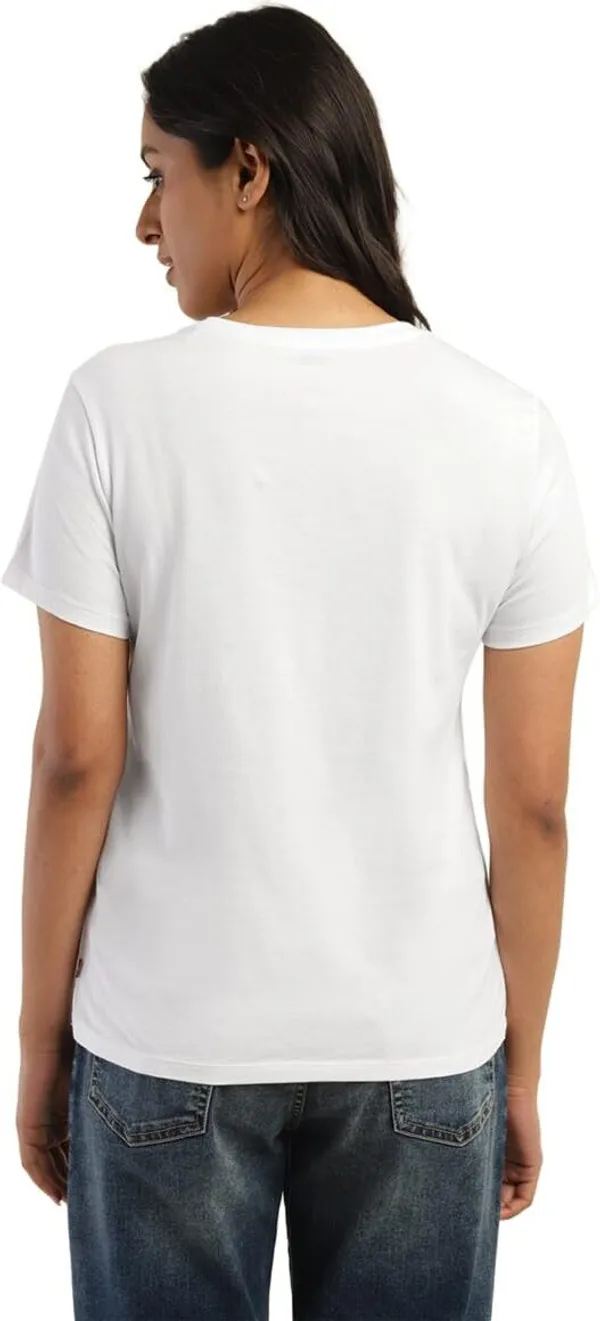 White_Polycotton_Round_Neck_Graphic_Print_T-Shirt_For_Women