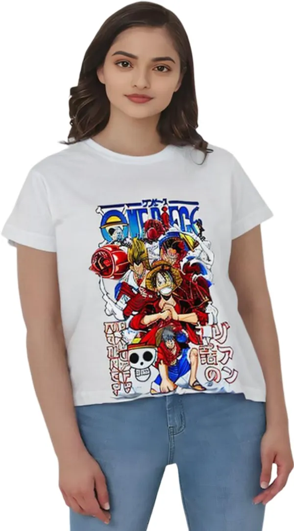 White_Polycotton_Round_Neck_Graphic_Print_T-Shirt_For_Women