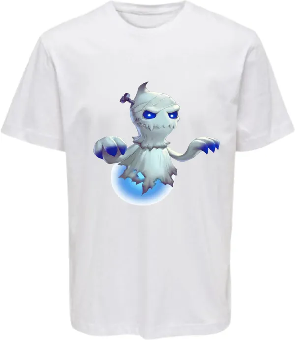 White_Polycotton_Round_Neck_Printed_T-Shirt_For_Women