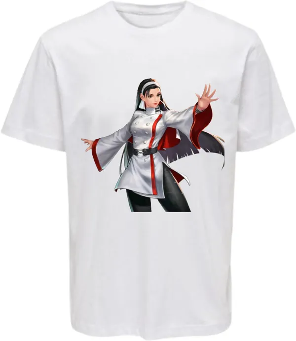 White_Polycotton_Round_Neck_Printed_T-Shirt_For_Women
