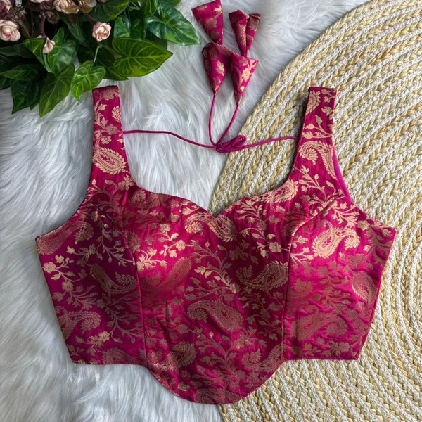Rani_Corset_Style_Banarasi_Blouse
