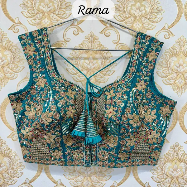 Rama_Timoslub_Silk_Bridal_Heavy_Embroidered_Stitched_Blouse_|_For_Women