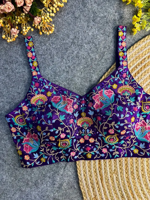 Purple_Multi_Mirror_Work_Spaghetti_Style_Blouse