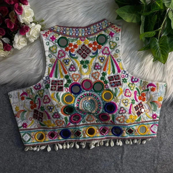White_Italian_Silk_Embroidered_Stitched_Blouse_|_For_Women
