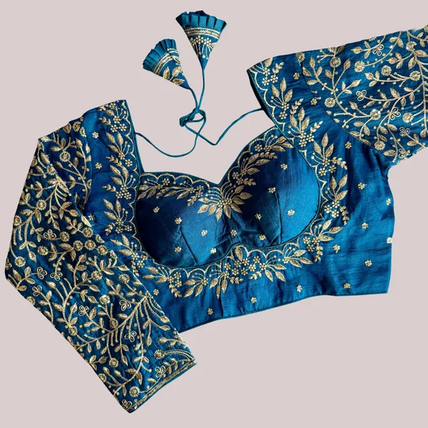 Morpeach_Vichitra_Silk_Embroidered_Stitched_Blouse_|_For_Women