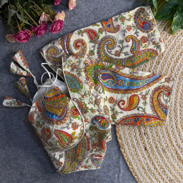 White_Thread_Embroidered_Stitched_Blouse_|_For_Women